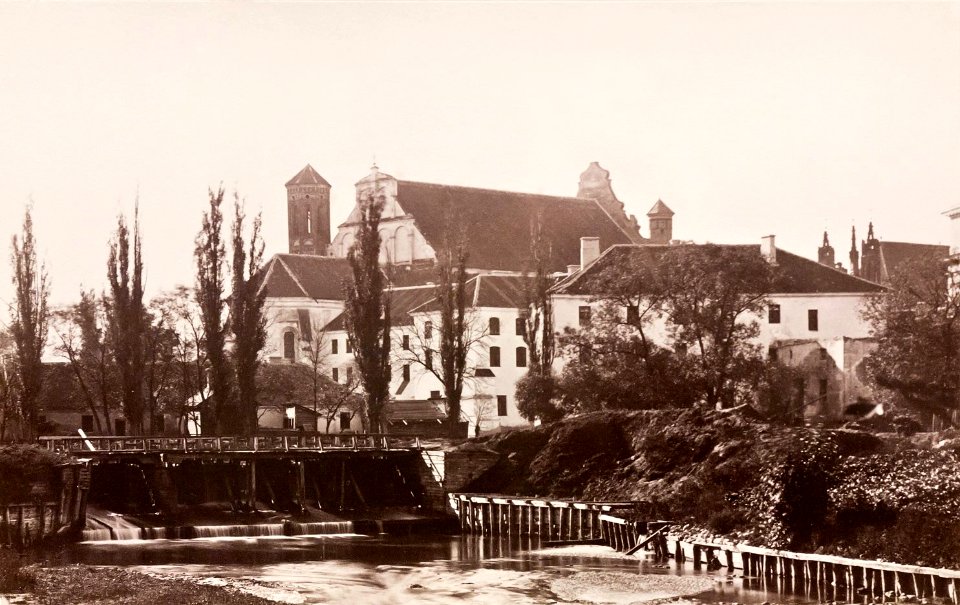 Vilnia, Bernardynski. Вільня, Бэрнардынскі (J. Čachovič, 1870)