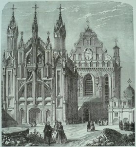 Vilnia, Bernardynskaja, Śviatoj Hanny-Śviatoha Franciška. Вільня, Бэрнардынская, Сьвятой Ганны-Сьвятога Францішка (1859, 1878)
