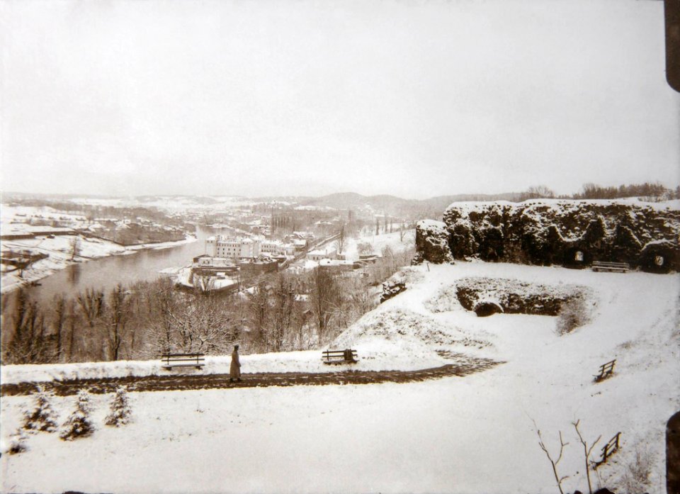 Vilnia, Horny zamak-Antokal. Вільня, Горны замак-Антокаль (S. Fleury, 1900)