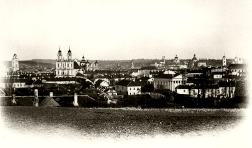 Vilnia, Boŭfałava hara. Вільня, Боўфалава гара (A. Śviajkoŭski, 1861-66)