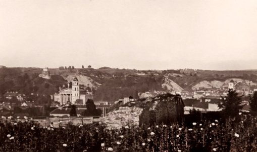 Vilnia, Boŭfałava hara. Вільня, Боўфалава гара (J. Čachovič, 1869) (2)