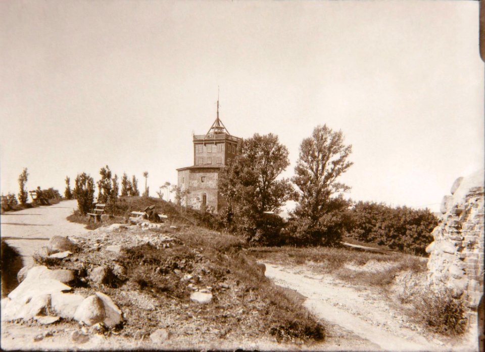 Vilnia, Horny zamak. Вільня, Горны замак (S. Fleury, 1900)