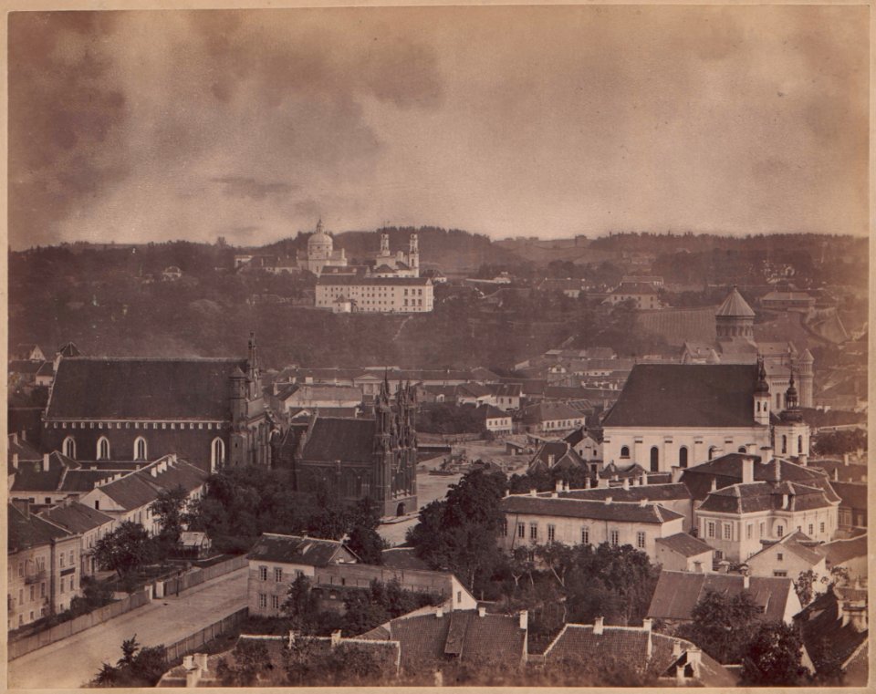 Vilnia, Bernardynskaja. Вільня, Бэрнардынская (J. Čachovič, 1870-79)