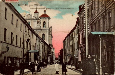 Vilnia, Daminikanskaja. Вільня, Дамініканская (1901-14)