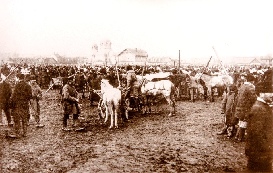 Vilnia, Kalvaryjski Rynak. Вільня, Кальварыйкі Рынак (S. Fleury, 1901-14)