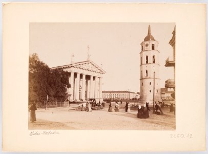 Vilnia, Katedra. Вільня, Катэдра (S. Fleury, 1900) (3)