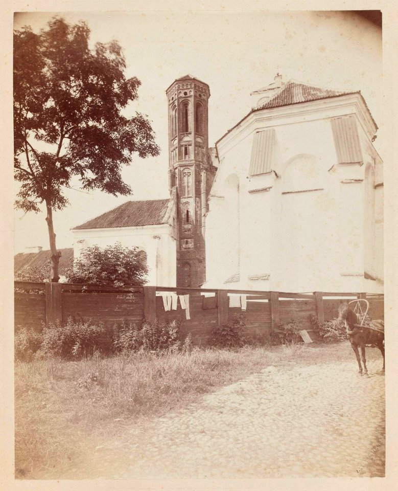 Vilnia, Bernardynski. Вільня, Бэрнардынскі (J. Čachovič, 1873)