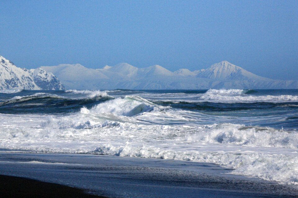Coast snow winter