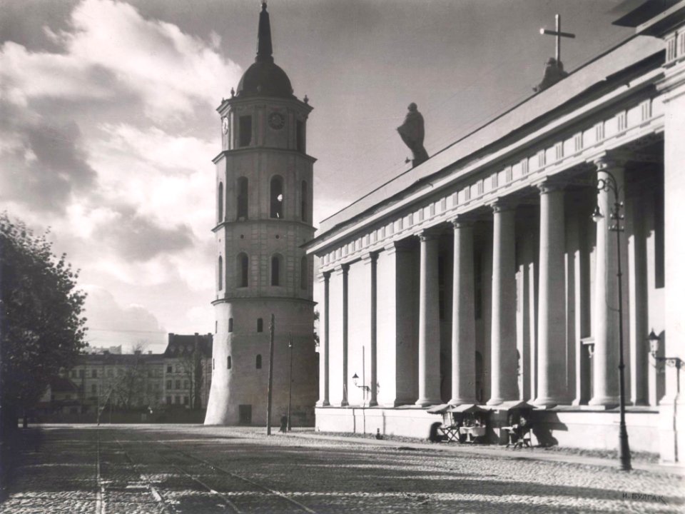 Vilnia, Katedra. Вільня, Катэдра (J. Bułhak, 1925)