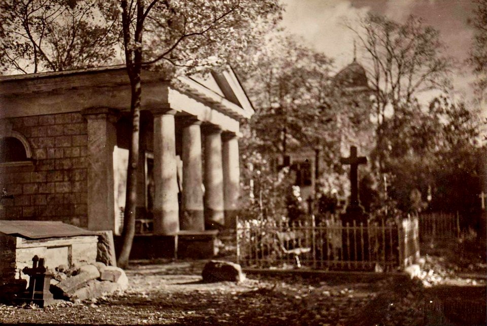 Vilnia, Boŭfałava hara, Evangielisckija. Вільня, Боўфалава гара, Эвангелісцкія (J. Bułhak, 1915-20)