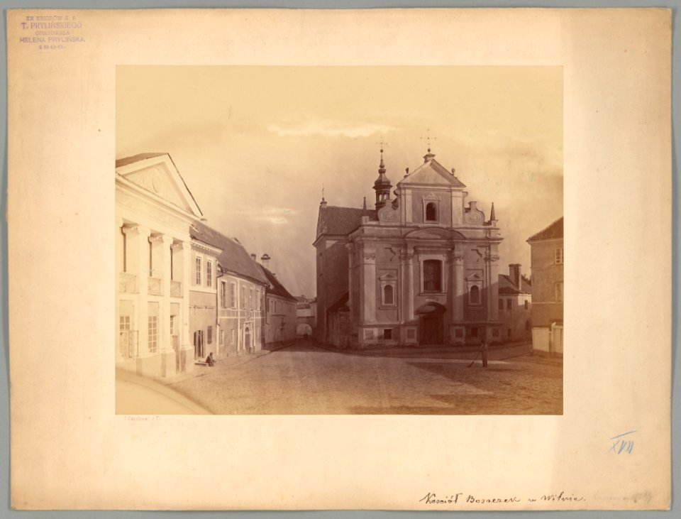Vilnia, Konskaja, Karmelicki. Вільня, Конская, Кармэліцкі (J. Čachovič, 1870-76)