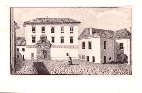 Vilnia, Litoŭski Trybunał. Вільня, Літоўскі Трыбунал (J. Aziambłoŭski, 1843)