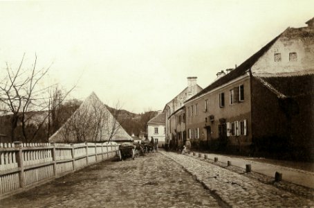 Vilnia, Karaleŭskaja. Вільня, Каралеўская (J. Čachovič, 1870)