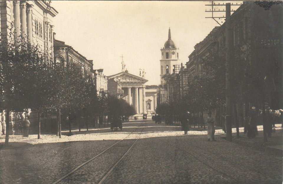 Vilnia, Juraŭski-Katedralny. Вільня, Юраўскі-Катэдральны (1915-18)