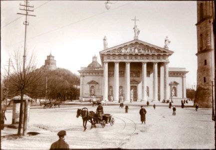Vilnia, Katedra. Вільня, Катэдра (S. Fleury, 1903)