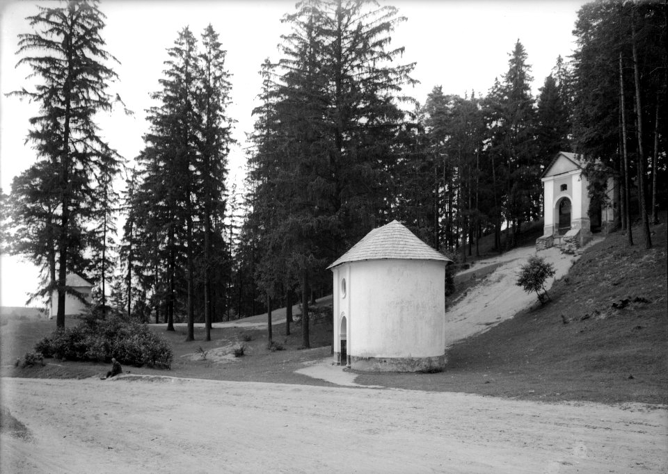 Vilnia, Kalvaryja, Kaplica. Вільня, Кальварыя, Капліца (H. Poddębski, 1937)