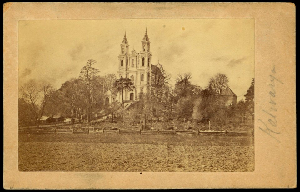 Vilnia, Kalvaryja. Вільня, Кальварыя (J. Čachovič, 1873)