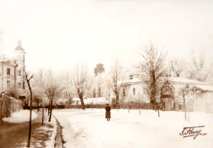 Vilnia, Karaleŭskaja-Bernardynskaja. Вільня, Каралеўская-Бэрнардынская (S. Fleury, 1896)