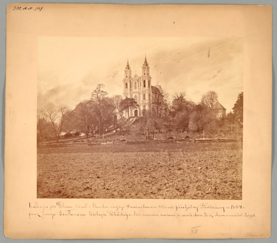 Vilnia, Kalvaryja. Вільня, Кальварыя (J. Čachovič, 1873) (2)