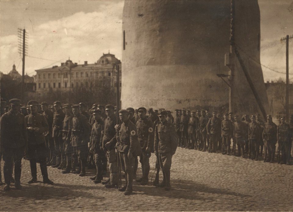 Vilnia, Katedralny. Вільня, Катэдральны (J. Bułhak, 1919) (2)