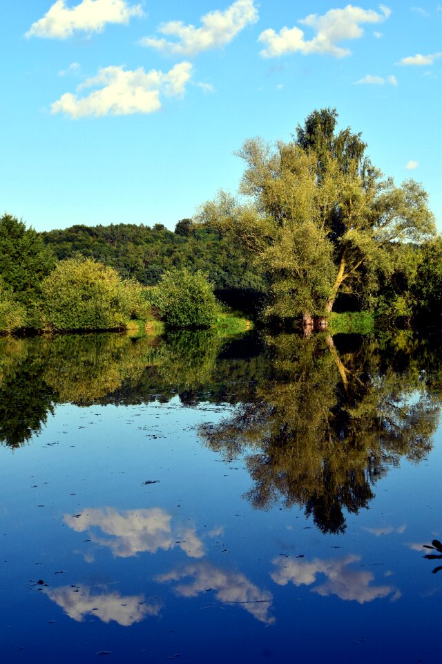 Water landscape recreation area