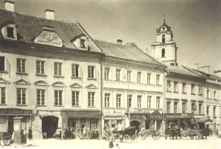 Vilnia, Vialikaja-Zamkavaja. Вільня, Вялікая-Замкавая (J. Bułhak, 1920-25)