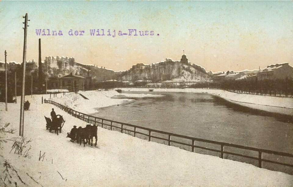 Vilnia, Vialla-Zamkavaja hara. Вільня, Вяльля-Замкавая гара (01-02.1917)