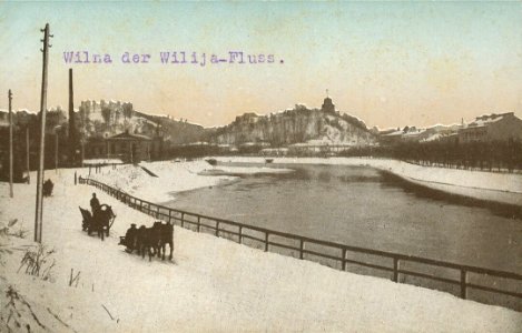 Vilnia, Vialla-Zamkavaja hara. Вільня, Вяльля-Замкавая гара (01-02.1917)