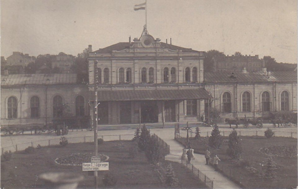 Vilnia, Vakzalnaja. Вільня, Вакзальная (1916)