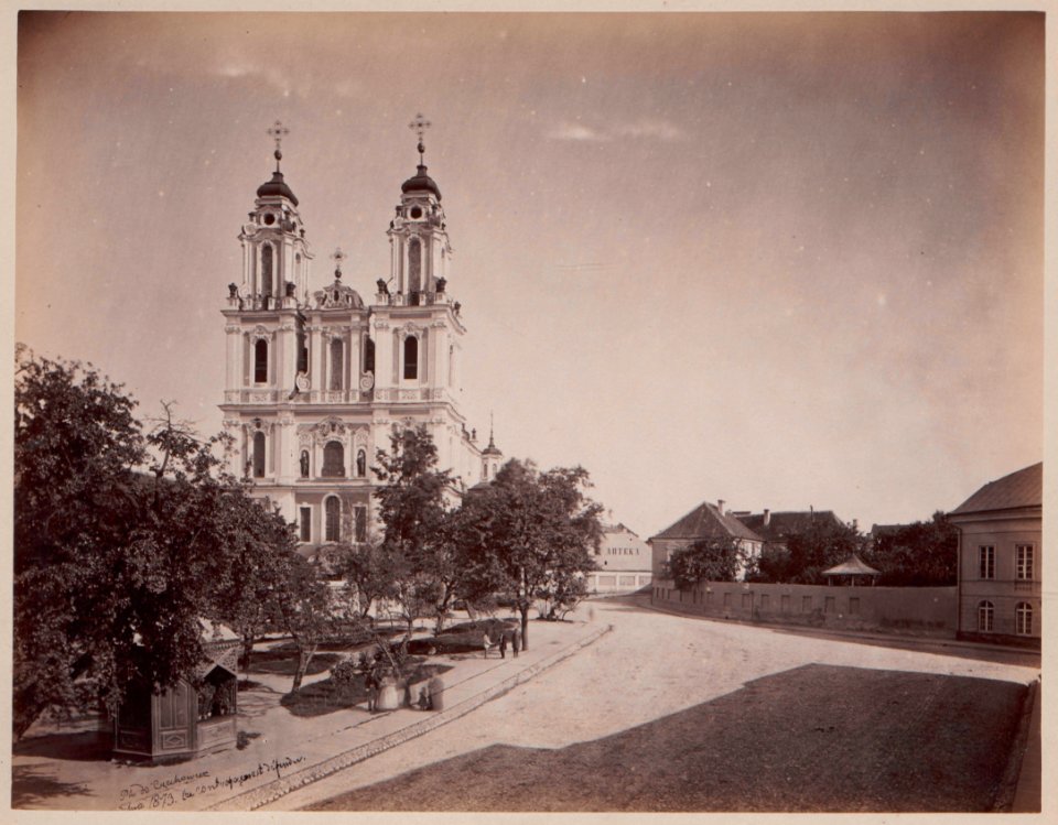 Vilnia, Vilenskaja, Benedyktynski. Вільня, Віленская, Бэнэдыктынскі (J. Čachovič, 1873)