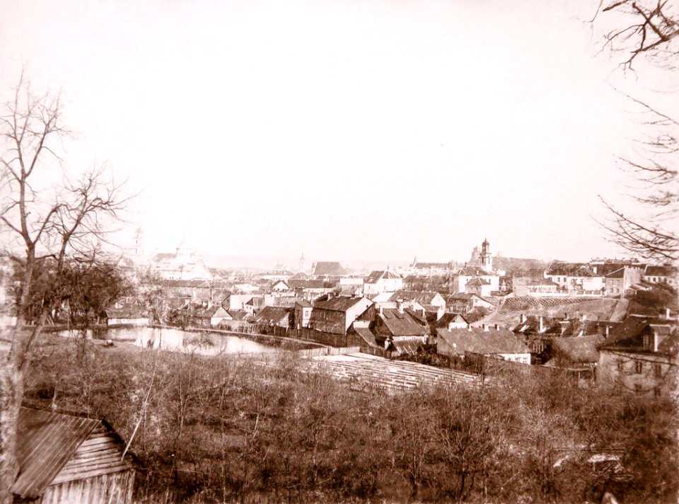 Vilnia, Zarečča. Вільня, Зарэчча (S. Fleury, 1896)