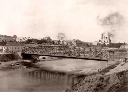 Vilnia, Vialla, Zialony most. Вільня, Вяльля, Зялёны мост (T. Chodźka, 1905)