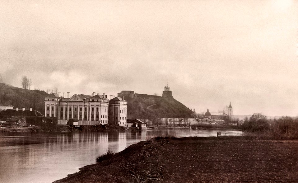 Vilnia, Vialla-Zamkavaja hara, Słuška. Вільня, Вяльля-Замкавая гара, Слушка (J. Čachovič, 1869)