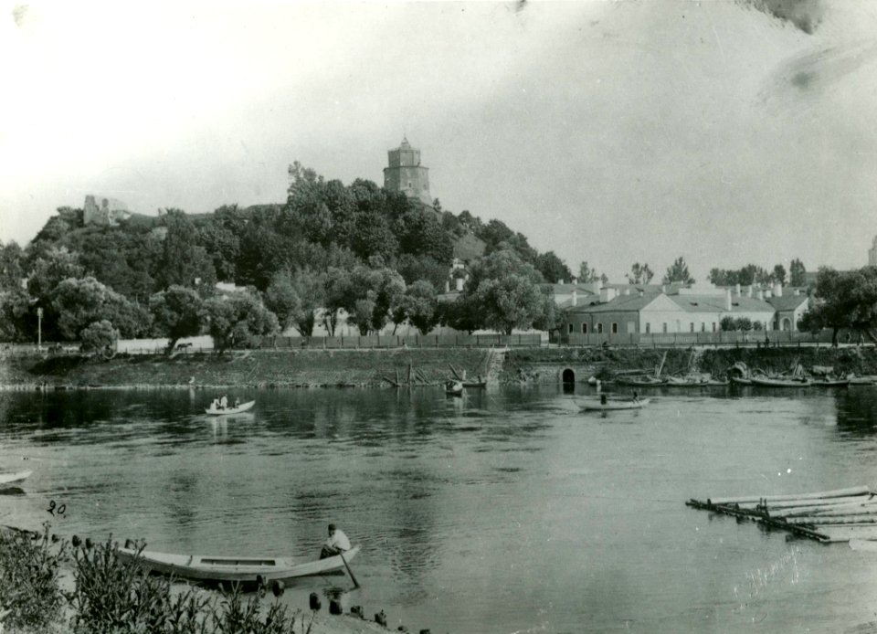 Vilnia, Vialla-Zamkavaja hara. Вільня, Вяльля-Замкавая гара (S. Fleury, 1896)