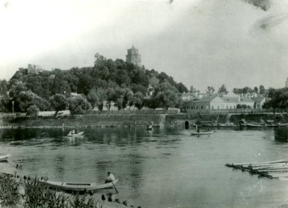 Vilnia, Vialla-Zamkavaja hara. Вільня, Вяльля-Замкавая гара (S. Fleury, 1896)