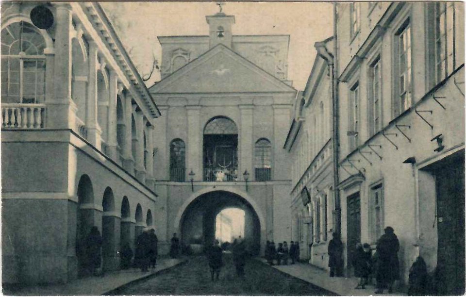 Vilnia, Vostraja Brama. Вільня, Вострая Брама (J. Bułhak, 1921-39)