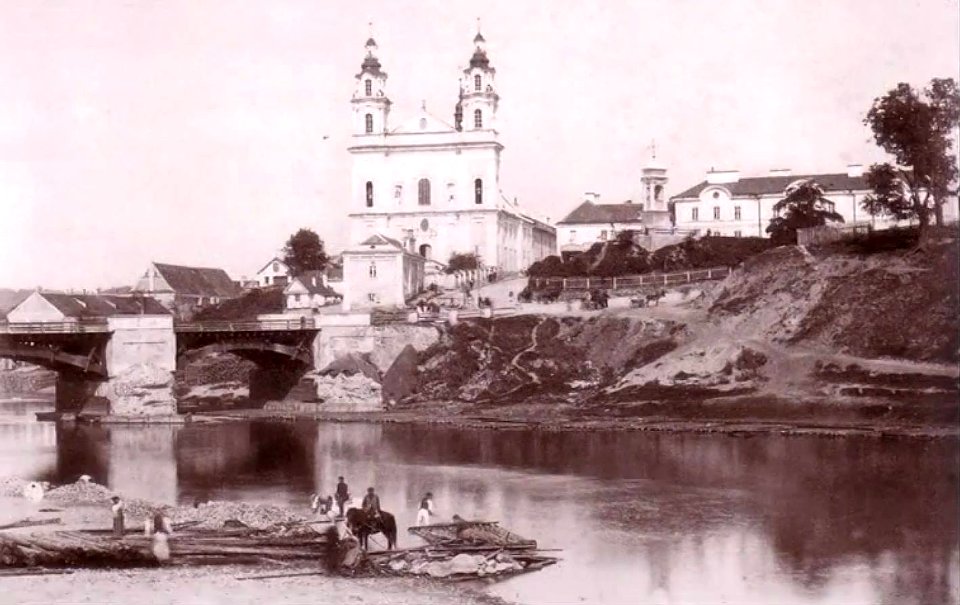 Vilnia, Vialla-Śnipiški, Jezuicki. Вільня, Вяльля-Сьніпішкі, Езуіцкі (S. Fleury, 1892)