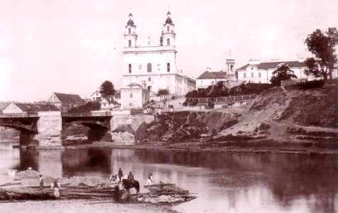 Vilnia, Vialla-Śnipiški, Jezuicki. Вільня, Вяльля-Сьніпішкі, Езуіцкі (S. Fleury, 1892)