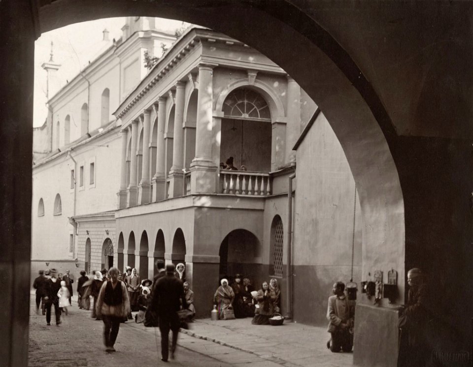 Vilnia, Vostraja Brama-Karmelicki. Вільня, Вострая Брама-Кармэліцкі (J. Bułhak, 1919)