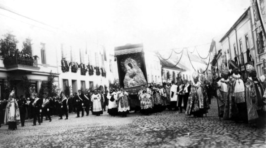 Vilnia, Zamkavaja. Вільня, Замкавая (J. Bułhak, 2.07.1927)