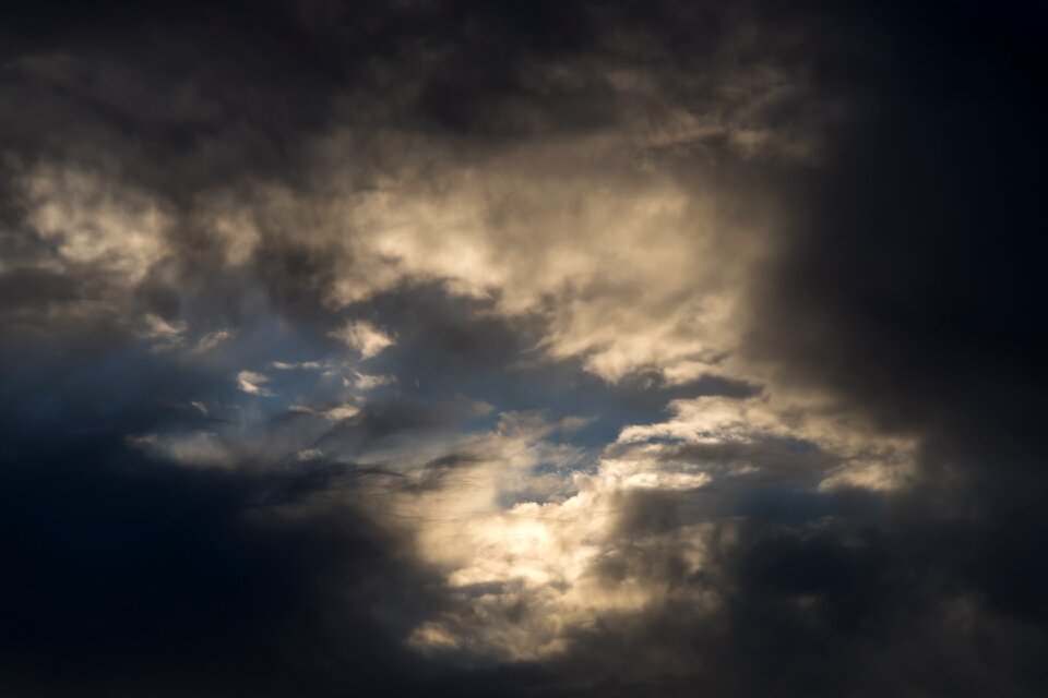 Blue white clouds