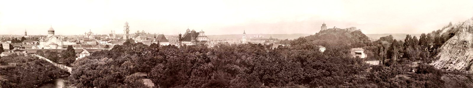 Vilnia, Zarečča. Вільня, Зарэчча (J. Čachovič, 1873)