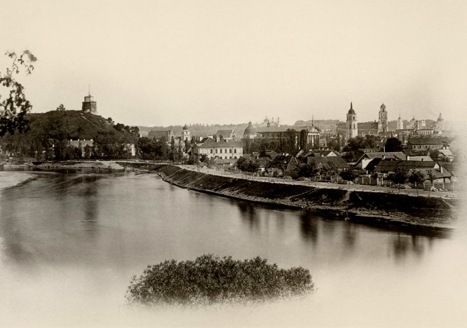 Vilnia, Vialla. Вільня, Вяльля (A. Śviajkoŭski, 1865)