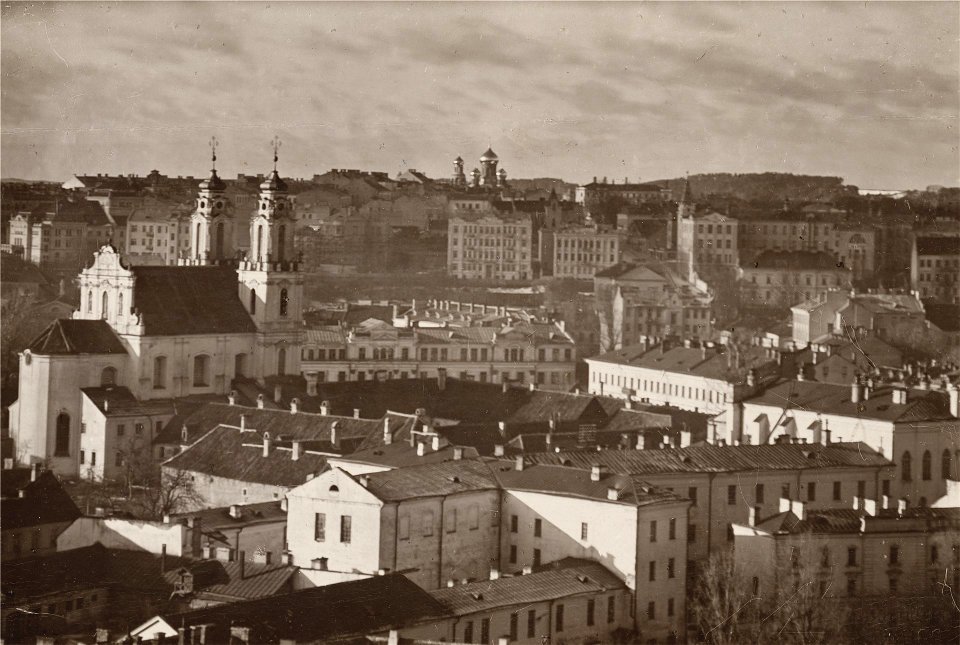 Vilnia, Vilenskaja-Benedyktynskaja. Вільня, Віленская-Бэнэдыктынская (J. Bułhak, 1919)