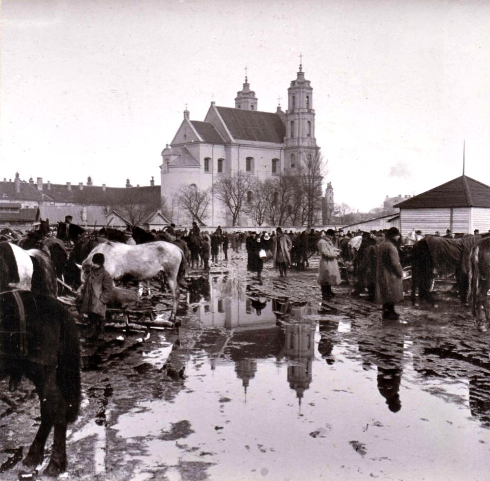 Vilnia, Łukiski, Daminikanski. Вільня, Лукіскі, Дамініканскі (S. Fleury, 1900)