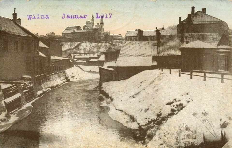 Vilnia, Zarečča-Papłavy. Вільня, Зарэчча-Паплавы (01.1917)