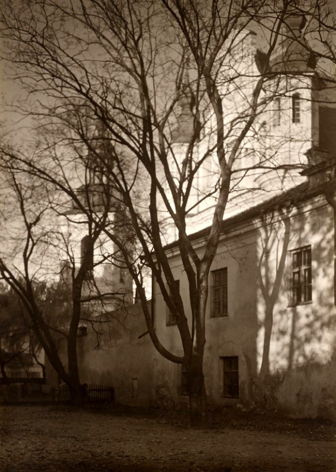 Vilnia, Śviatoha Michała, Bernardynski. Вільня, Сьвятога Міхала, Бэрнардынскі (J. Bułhak, 1916)
