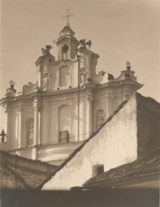 Vilnia, Zamkavaja, Śviatych Janaŭ. Вільня, Замкавая, Сьвятых Янаў (J. Bułhak, 1918) (3)
