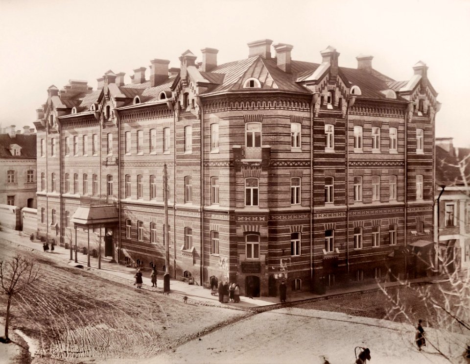 Vilnia, Čyhunačnaja-Vastrabramskaja. Вільня. Чыгуначная-Вастрабрамская (J. Čachovič, 1880-86)