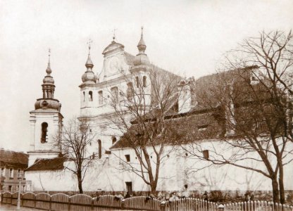 Vilnia, Śviatoha Michała, Bernardynski. Вільня, Сьвятога Міхала, Бэрнардынскі (S. Fleury, 1901-14)